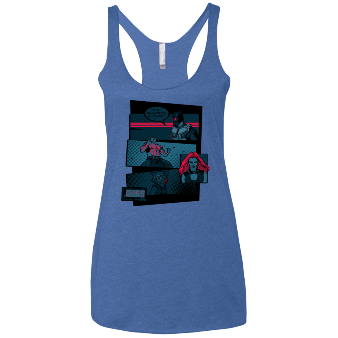 T-Shirts Vintage Royal / X-Small Showtime Women's Triblend Racerback Tank