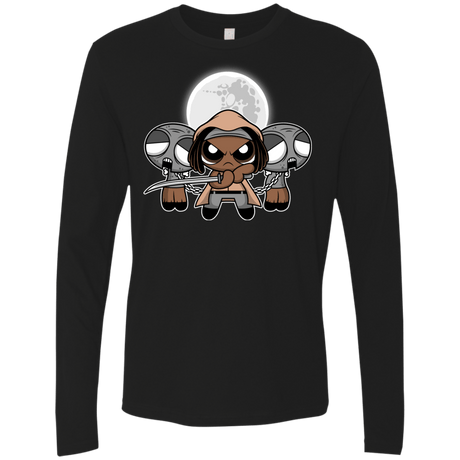 T-Shirts Black / Small SHUFFLE AND SLICE AND NOT VERY NICE Men's Premium Long Sleeve