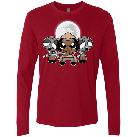 T-Shirts Cardinal / Small SHUFFLE AND SLICE AND NOT VERY NICE Men's Premium Long Sleeve