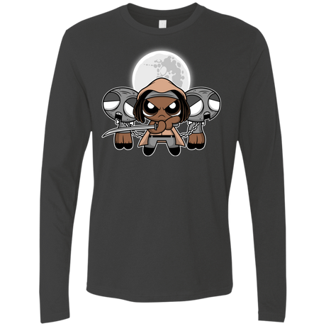 T-Shirts Heavy Metal / Small SHUFFLE AND SLICE AND NOT VERY NICE Men's Premium Long Sleeve