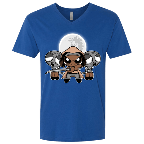 T-Shirts Royal / X-Small SHUFFLE AND SLICE AND NOT VERY NICE Men's Premium V-Neck