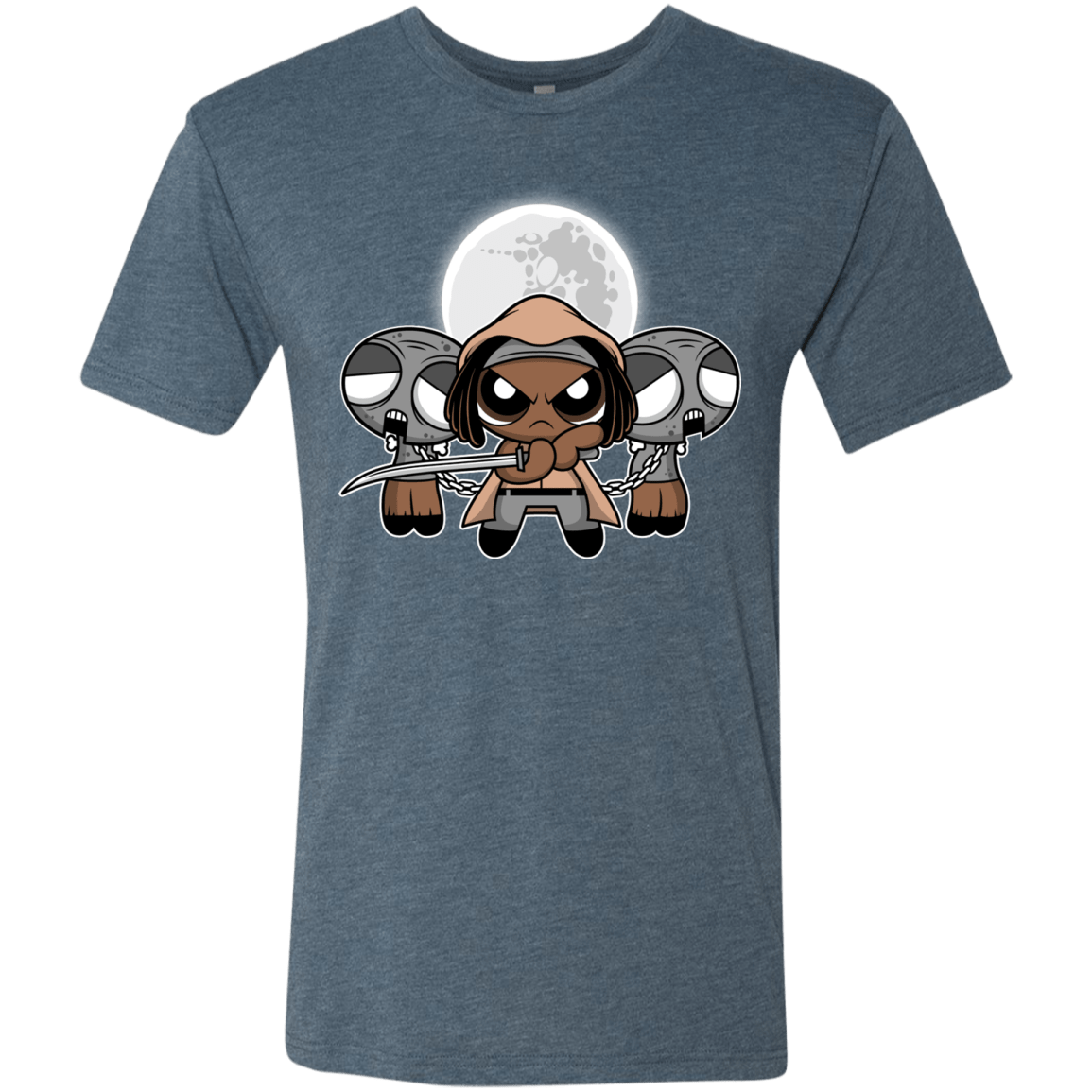 T-Shirts Indigo / Small SHUFFLE AND SLICE AND NOT VERY NICE Men's Triblend T-Shirt