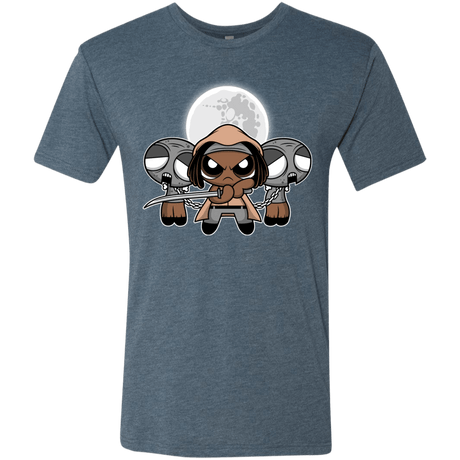 T-Shirts Indigo / Small SHUFFLE AND SLICE AND NOT VERY NICE Men's Triblend T-Shirt