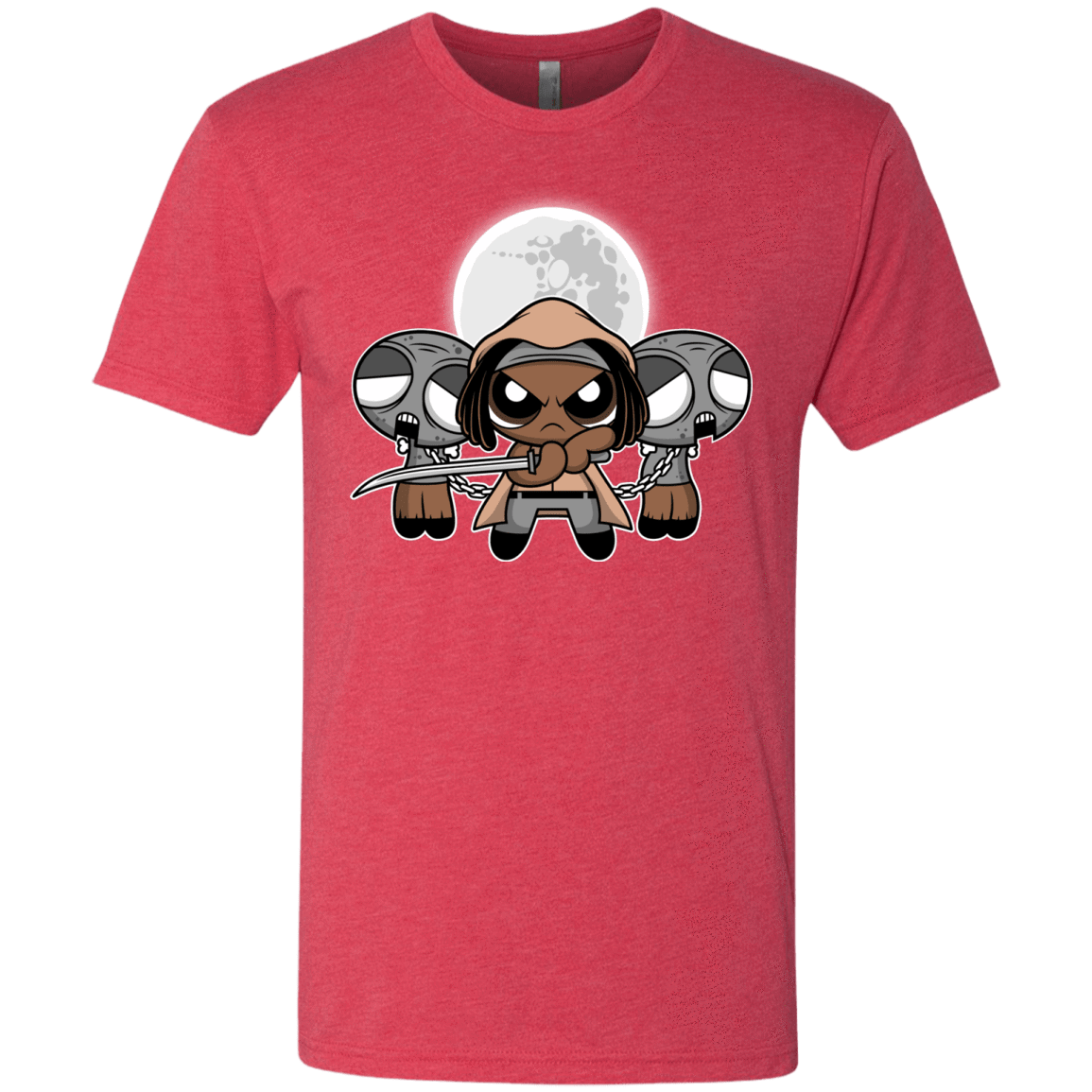 T-Shirts Vintage Red / Small SHUFFLE AND SLICE AND NOT VERY NICE Men's Triblend T-Shirt