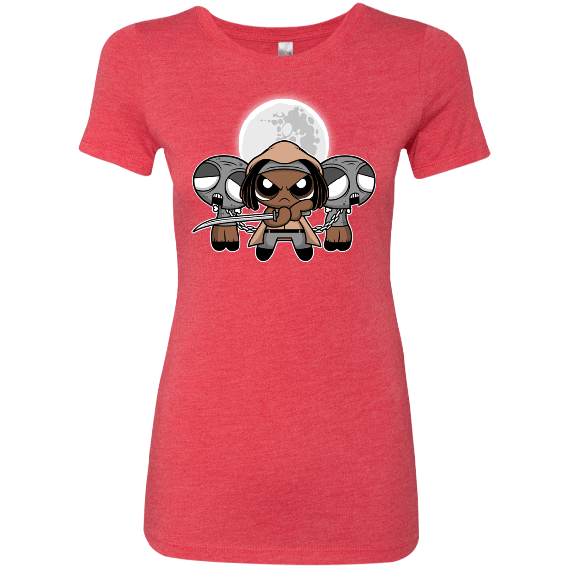 SHUFFLE AND SLICE AND NOT VERY NICE Women's Triblend T-Shirt