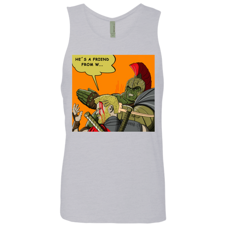 T-Shirts Heather Grey / S Shut Up Men's Premium Tank Top
