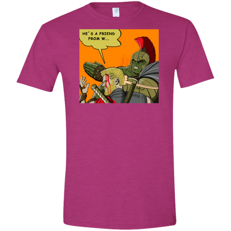 T-Shirts Antique Heliconia / S Shut Up Men's Semi-Fitted Softstyle