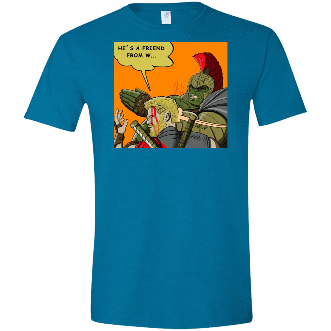 T-Shirts Antique Sapphire / S Shut Up Men's Semi-Fitted Softstyle