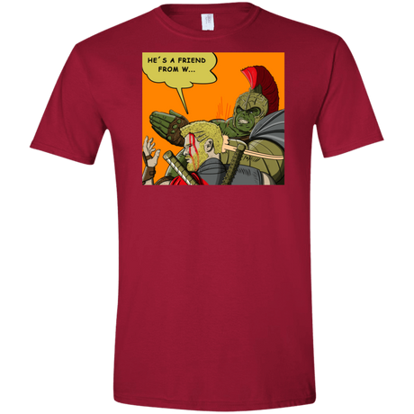 T-Shirts Cardinal Red / S Shut Up Men's Semi-Fitted Softstyle