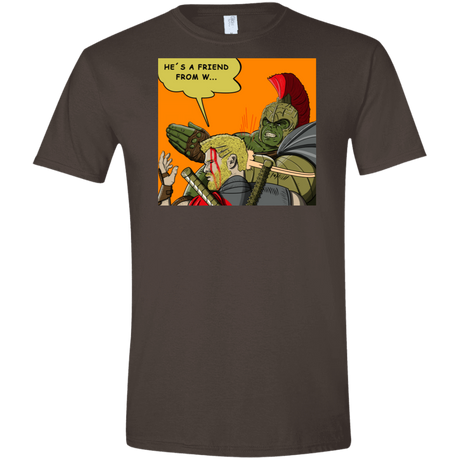 T-Shirts Dark Chocolate / S Shut Up Men's Semi-Fitted Softstyle