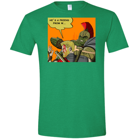 T-Shirts Heather Irish Green / S Shut Up Men's Semi-Fitted Softstyle