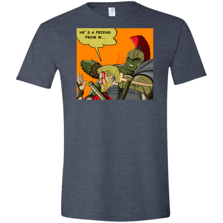 T-Shirts Heather Navy / S Shut Up Men's Semi-Fitted Softstyle