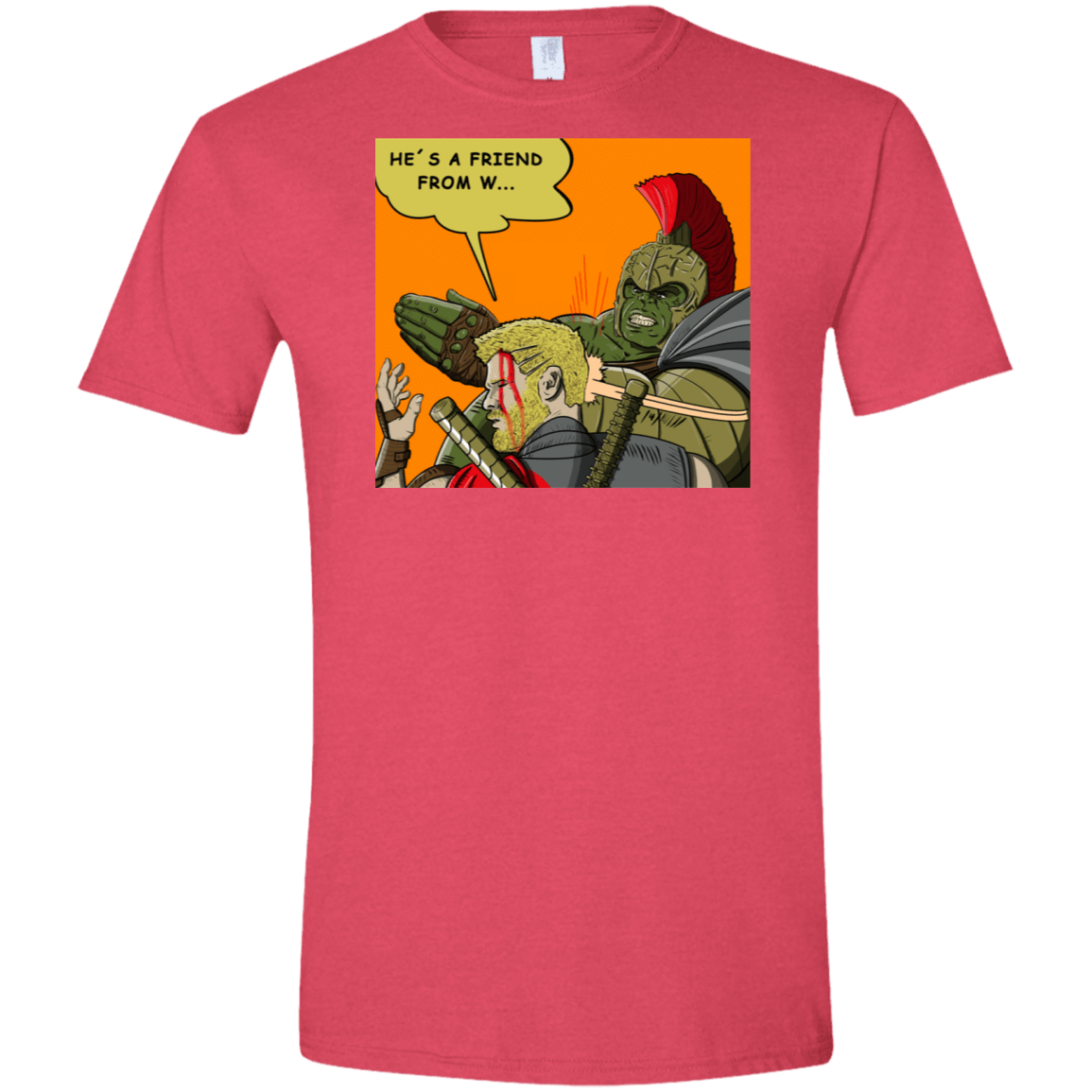 T-Shirts Heather Red / S Shut Up Men's Semi-Fitted Softstyle