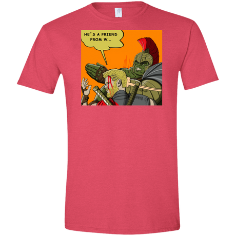 T-Shirts Heather Red / S Shut Up Men's Semi-Fitted Softstyle