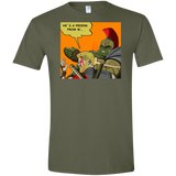 T-Shirts Military Green / S Shut Up Men's Semi-Fitted Softstyle