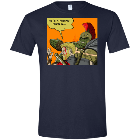 T-Shirts Navy / X-Small Shut Up Men's Semi-Fitted Softstyle