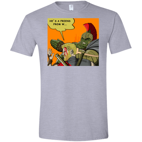 T-Shirts Sport Grey / X-Small Shut Up Men's Semi-Fitted Softstyle