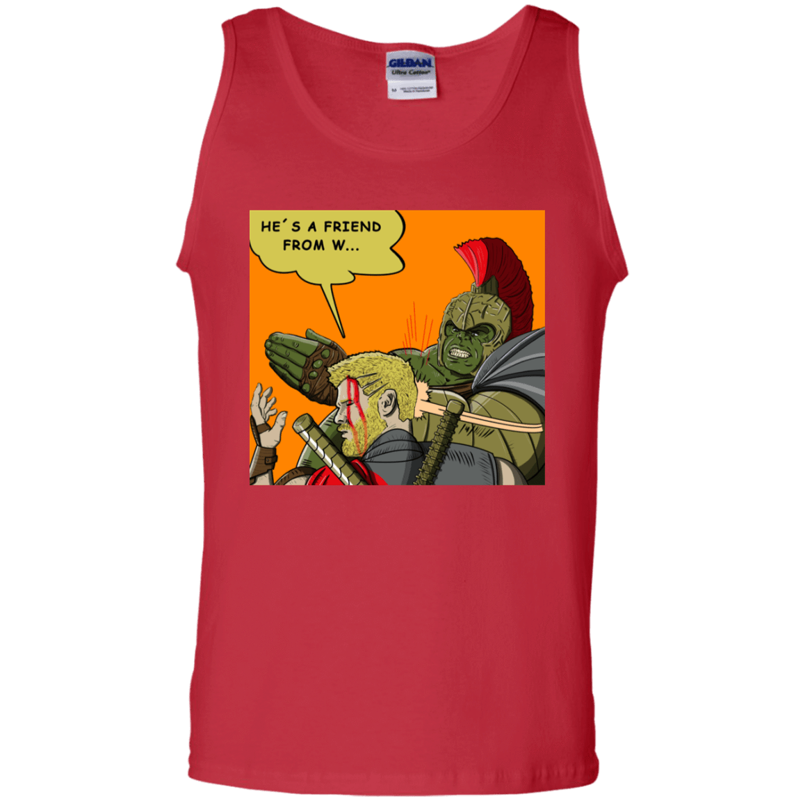 T-Shirts Red / S Shut Up Men's Tank Top