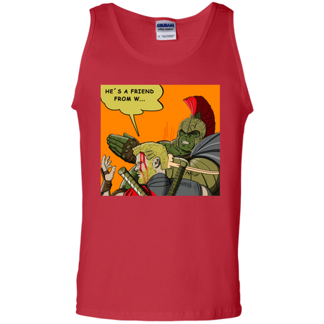 T-Shirts Red / S Shut Up Men's Tank Top