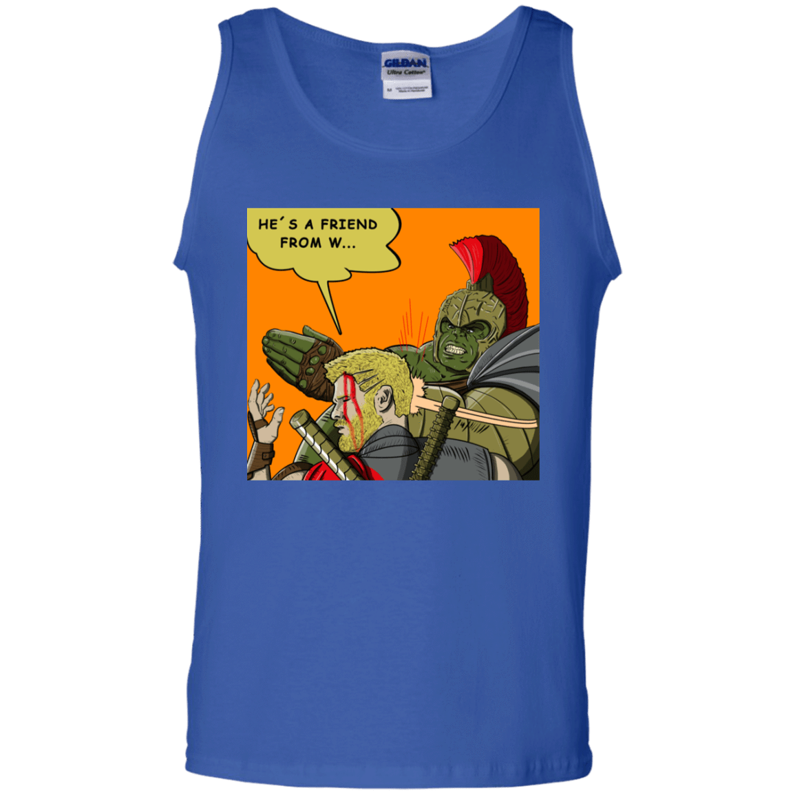 T-Shirts Royal / S Shut Up Men's Tank Top