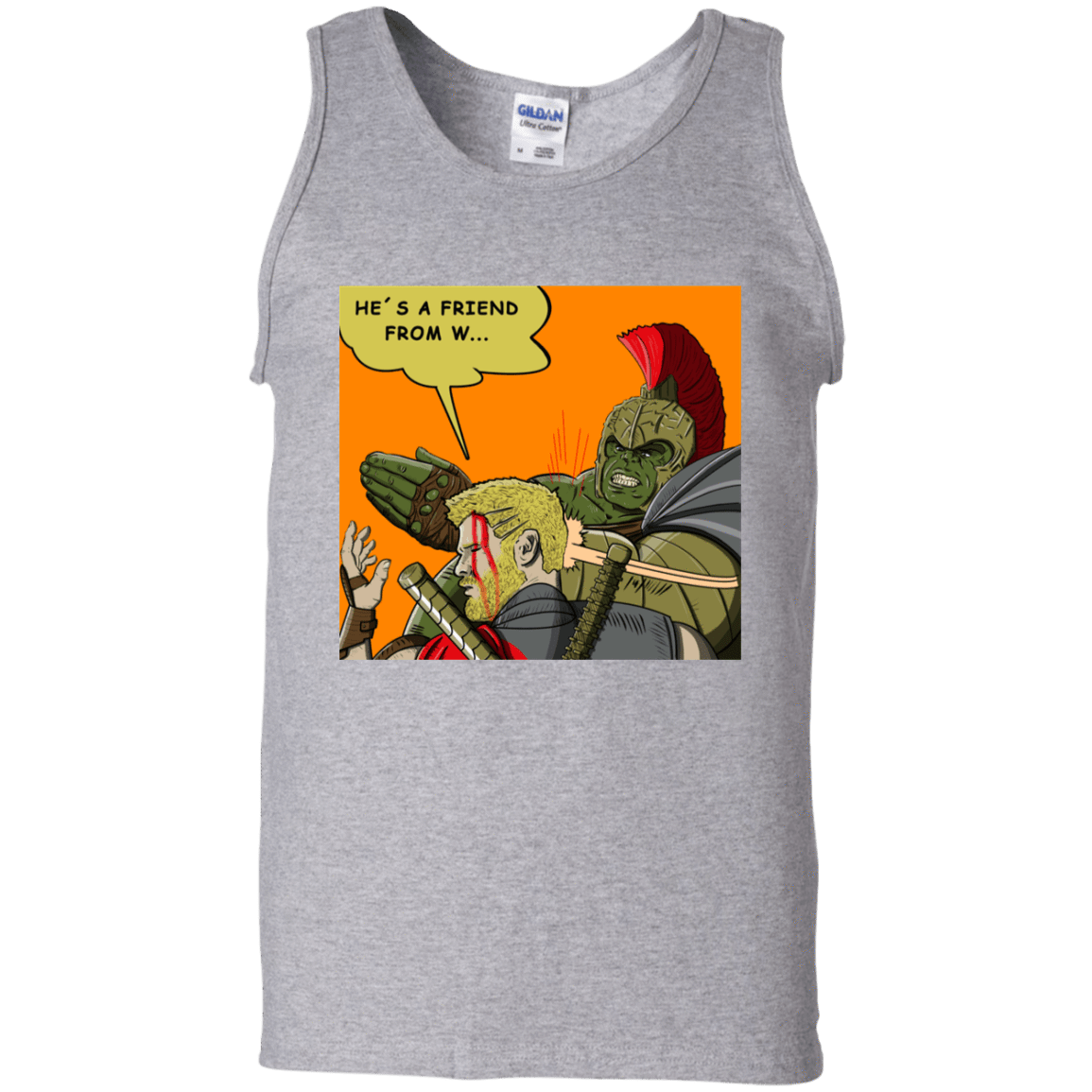 T-Shirts Sport Grey / S Shut Up Men's Tank Top