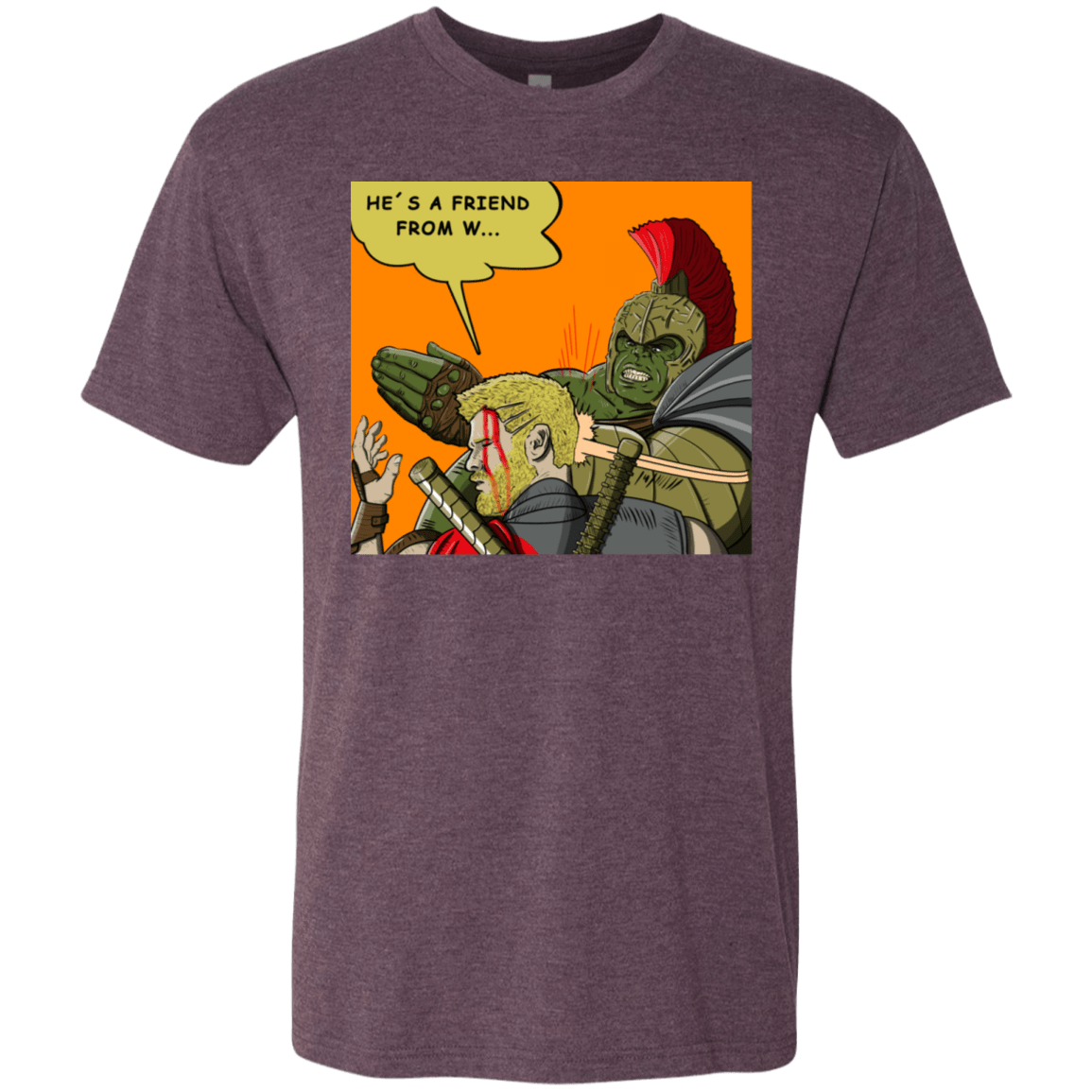 T-Shirts Vintage Purple / S Shut Up Men's Triblend T-Shirt