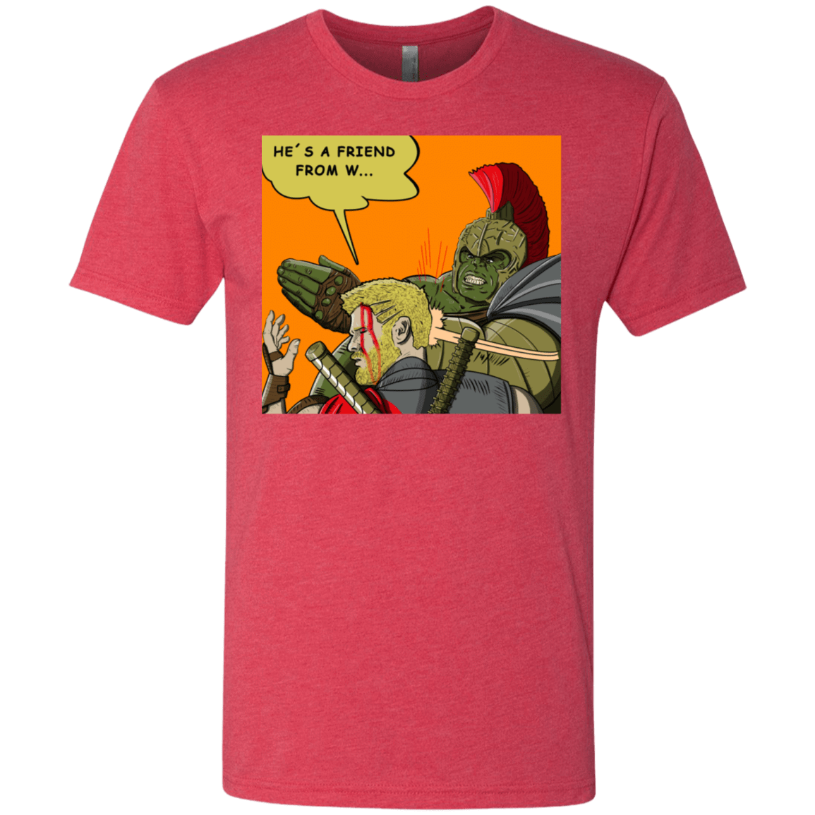 T-Shirts Vintage Red / S Shut Up Men's Triblend T-Shirt