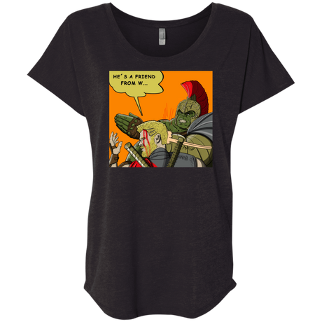 T-Shirts Vintage Black / X-Small Shut Up Triblend Dolman Sleeve