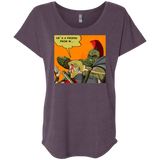 T-Shirts Vintage Purple / X-Small Shut Up Triblend Dolman Sleeve