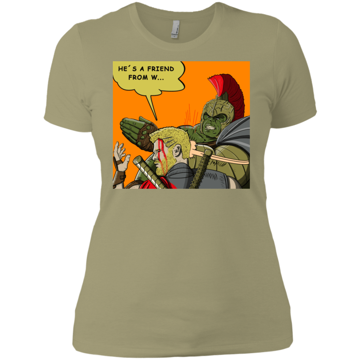 T-Shirts Light Olive / X-Small Shut Up Women's Premium T-Shirt