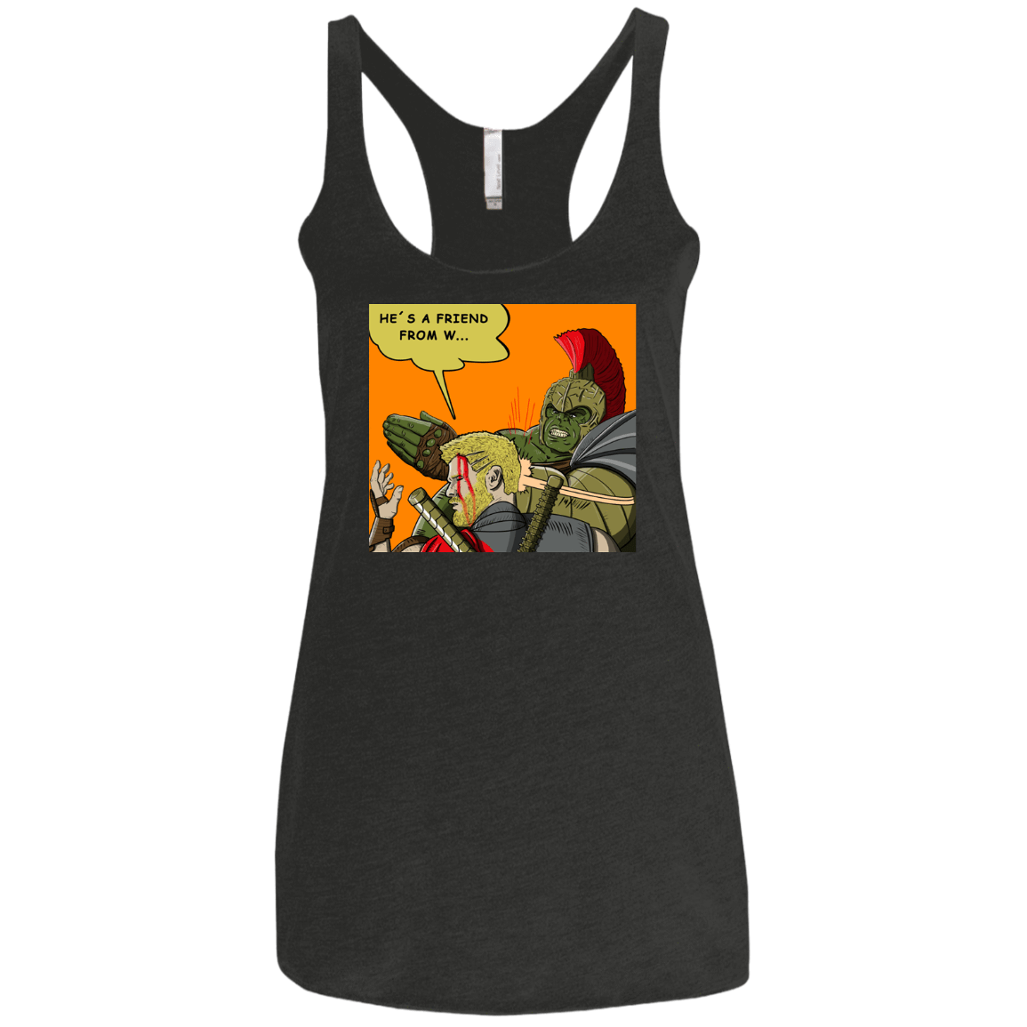 T-Shirts Vintage Black / X-Small Shut Up Women's Triblend Racerback Tank