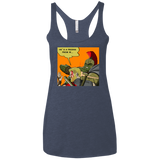 T-Shirts Vintage Navy / X-Small Shut Up Women's Triblend Racerback Tank