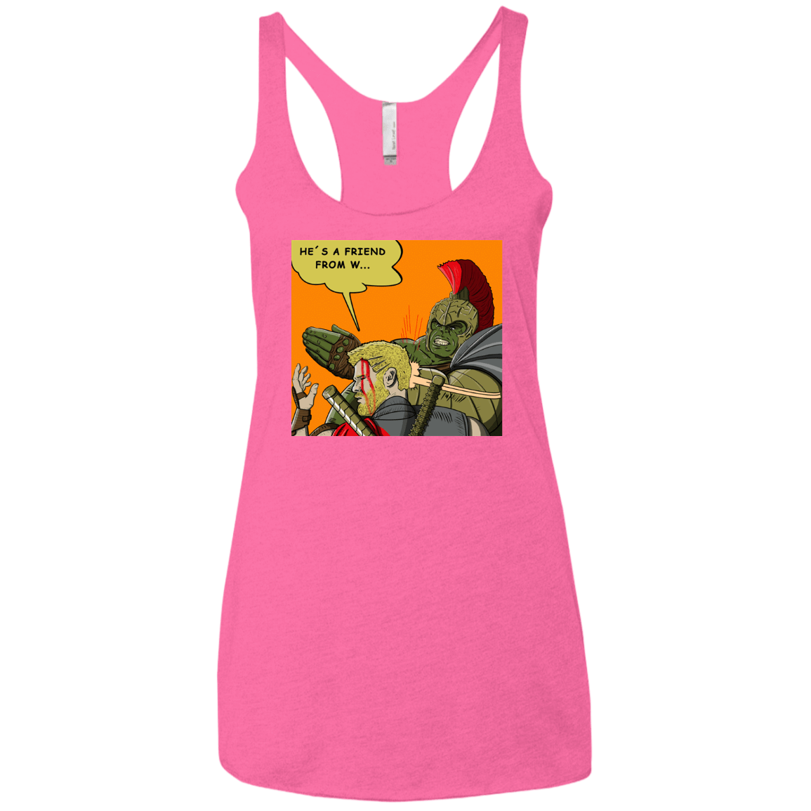 T-Shirts Vintage Pink / X-Small Shut Up Women's Triblend Racerback Tank