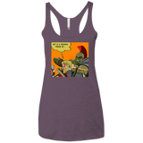 T-Shirts Vintage Purple / X-Small Shut Up Women's Triblend Racerback Tank
