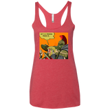 T-Shirts Vintage Red / X-Small Shut Up Women's Triblend Racerback Tank