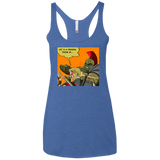 T-Shirts Vintage Royal / X-Small Shut Up Women's Triblend Racerback Tank