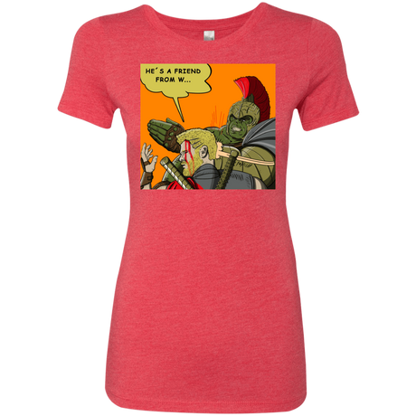 T-Shirts Vintage Red / S Shut Up Women's Triblend T-Shirt