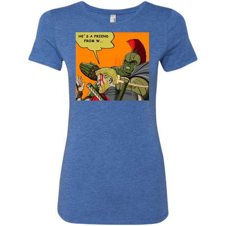 T-Shirts Vintage Royal / S Shut Up Women's Triblend T-Shirt