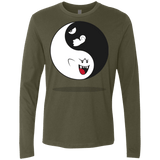 T-Shirts Military Green / Small Shy and Angry Men's Premium Long Sleeve
