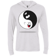 T-Shirts Heather White / X-Small Shy and Angry Triblend Long Sleeve Hoodie Tee