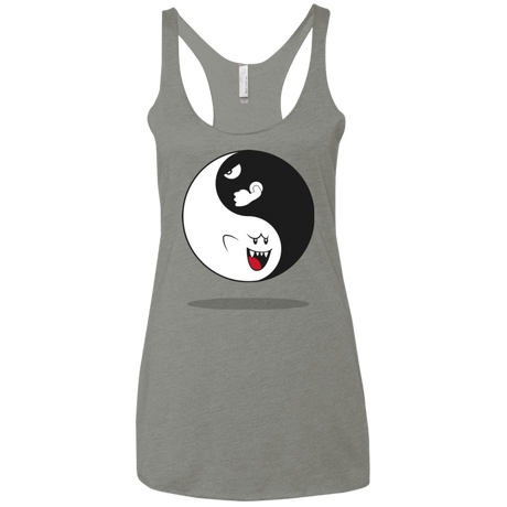 T-Shirts Venetian Grey / X-Small Shy and Angry Women's Triblend Racerback Tank