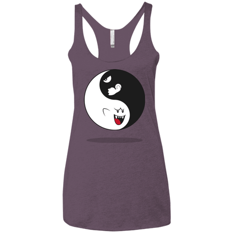 T-Shirts Vintage Purple / X-Small Shy and Angry Women's Triblend Racerback Tank