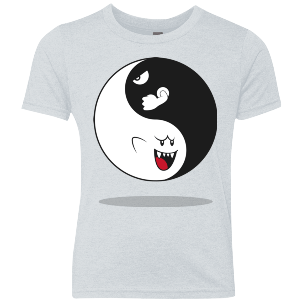 T-Shirts Heather White / YXS Shy and Angry Youth Triblend T-Shirt