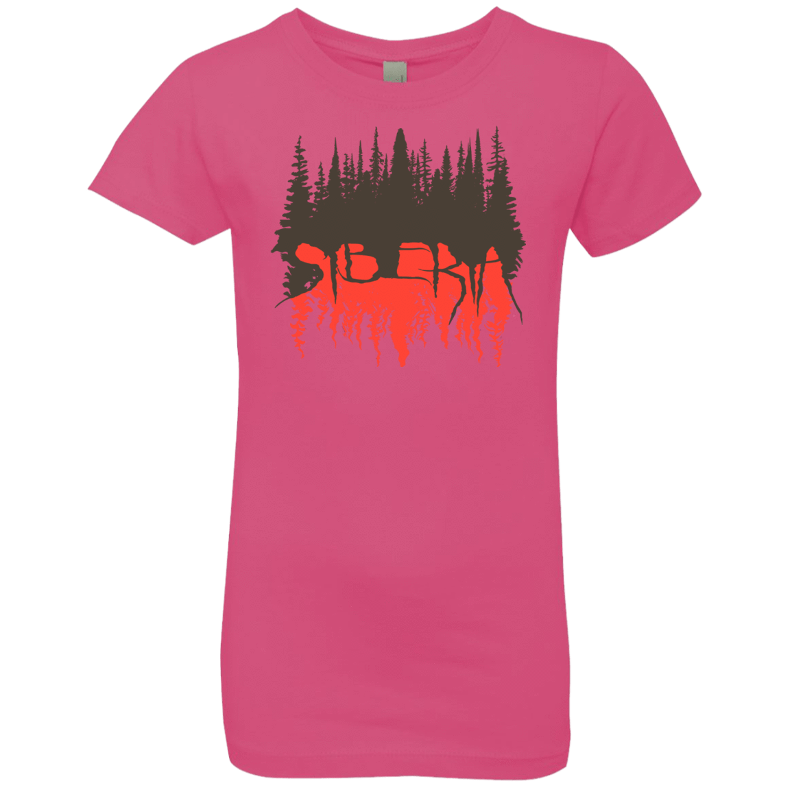 T-Shirts Hot Pink / YXS Siberia Wilderness Girls Premium T-Shirt