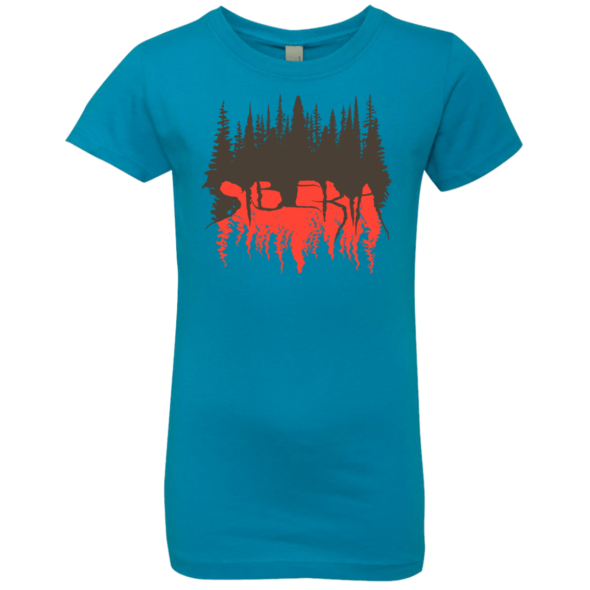 T-Shirts Turquoise / YXS Siberia Wilderness Girls Premium T-Shirt
