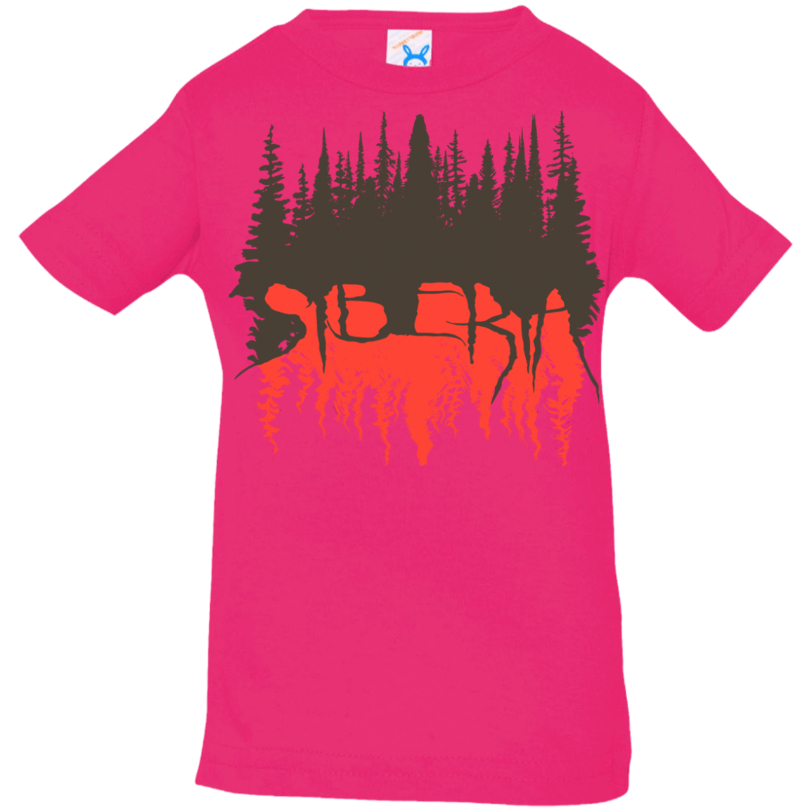 T-Shirts Hot Pink / 6 Months Siberia Wilderness Infant Premium T-Shirt