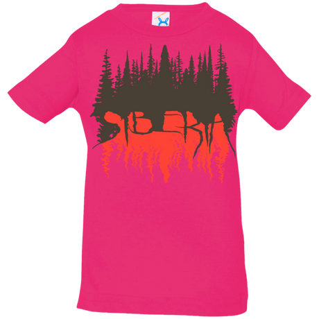 T-Shirts Hot Pink / 6 Months Siberia Wilderness Infant Premium T-Shirt