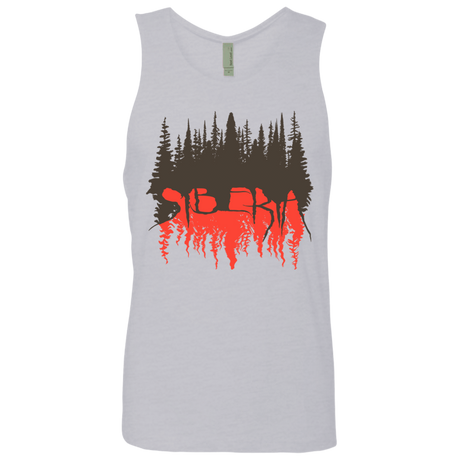 T-Shirts Heather Grey / S Siberia Wilderness Men's Premium Tank Top