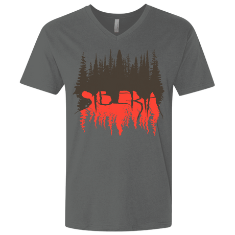T-Shirts Heavy Metal / X-Small Siberia Wilderness Men's Premium V-Neck