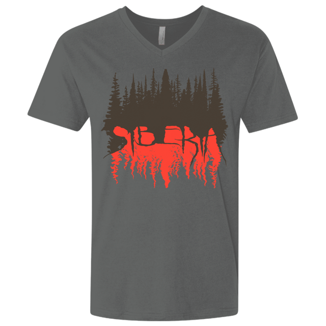 T-Shirts Heavy Metal / X-Small Siberia Wilderness Men's Premium V-Neck